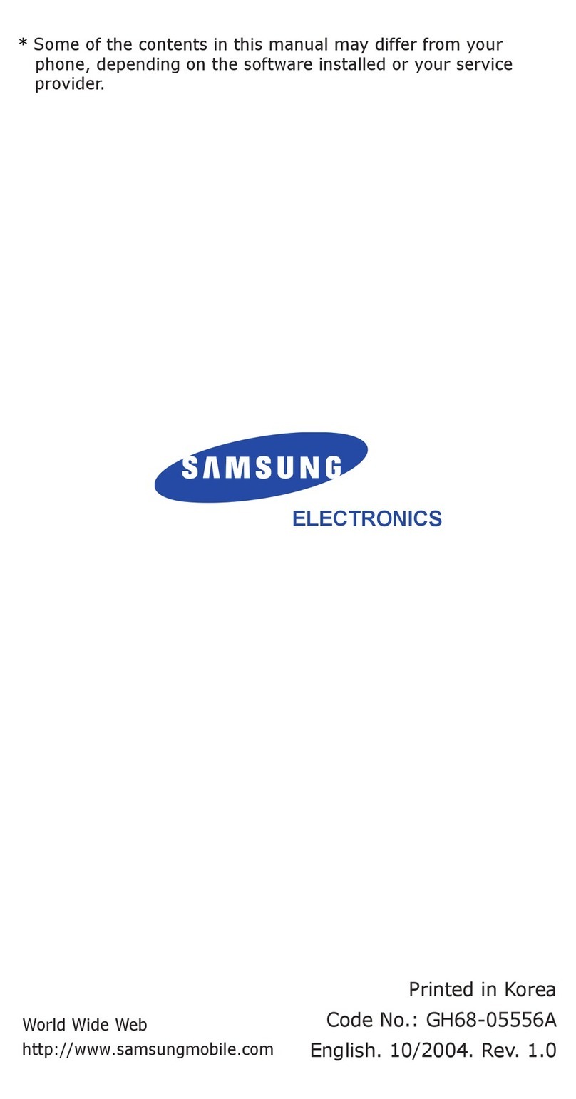 Samsung SGH-X468 User manual