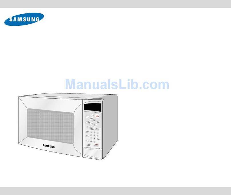 Samsung MW1040WA owner's manual