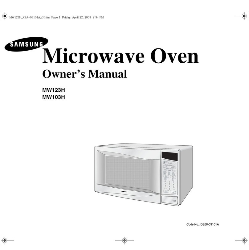 Samsung MW103H/RAD User manual