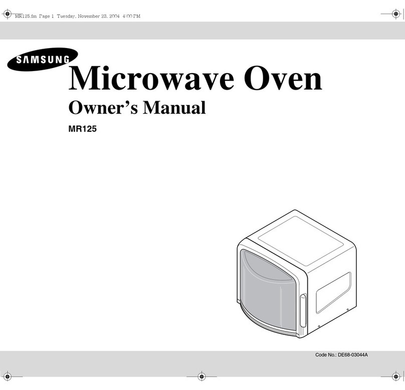 Samsung MR125 owner's manual