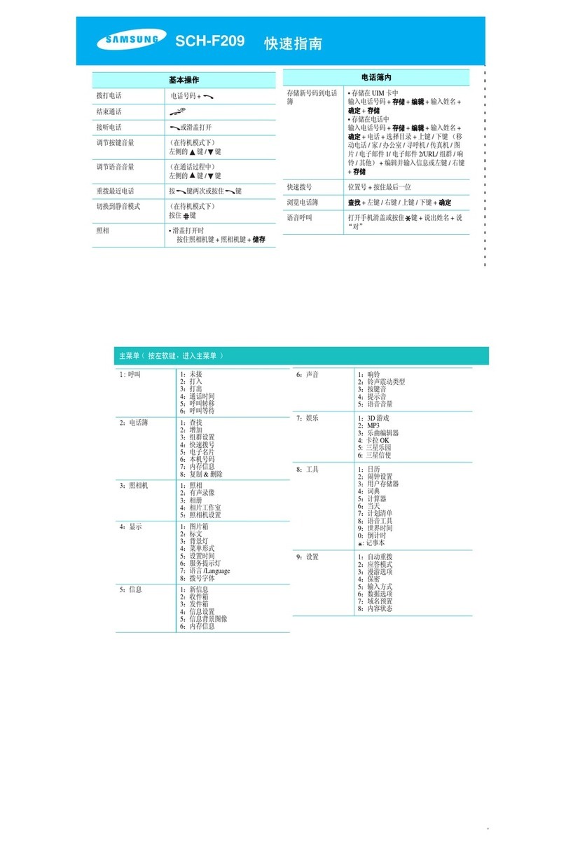 Samsung SCH-F209 User manual