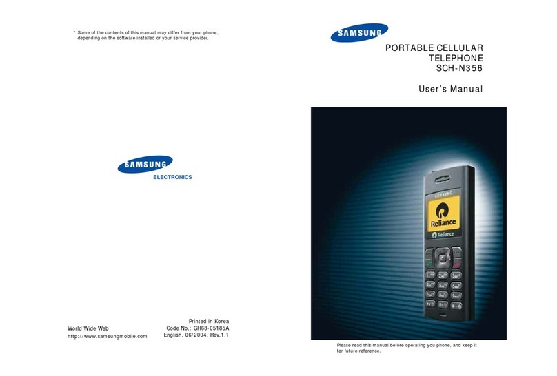 Samsung SCH-N356 User manual Samsung SCH-N356 User manual