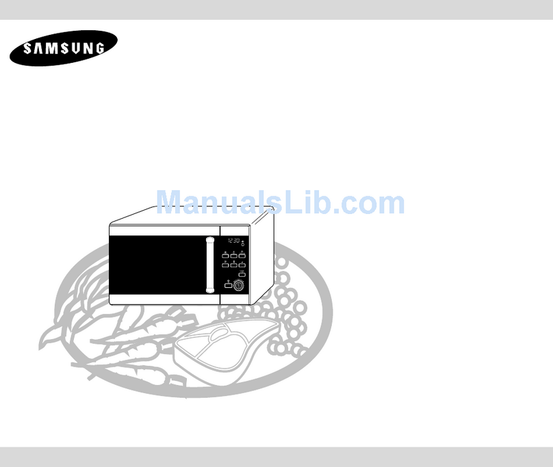 Samsung MW87W User manual