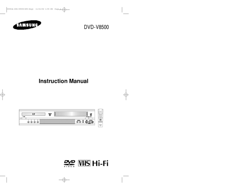 Samsung DVD-V8500 instruction manual