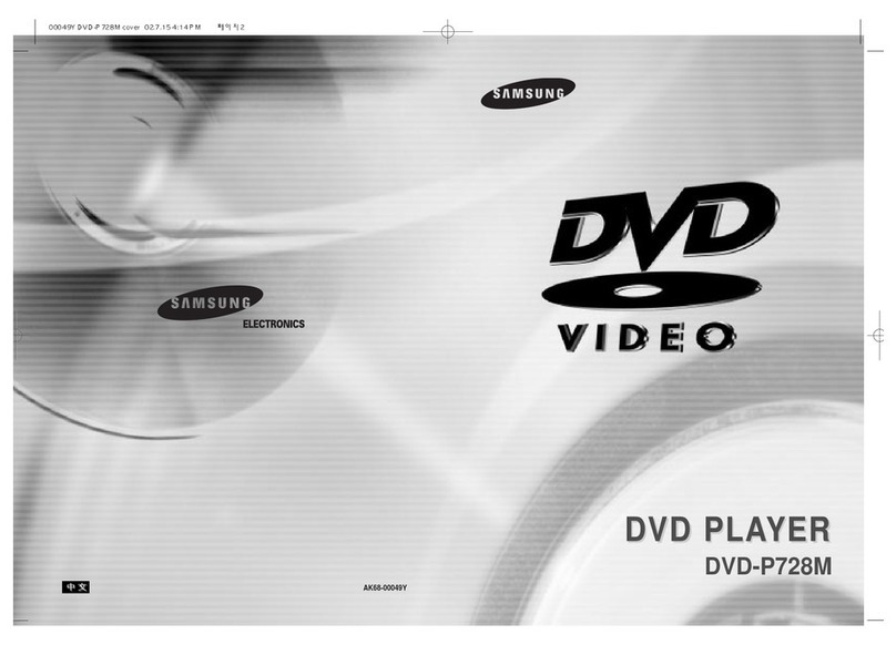 Samsung DVD-P728M manual