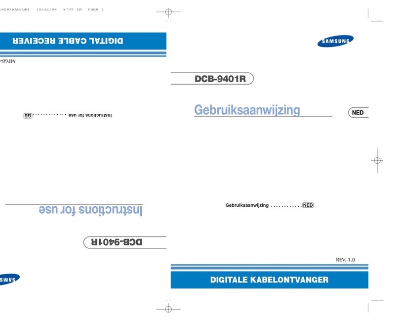 Samsung DCB-9401R User manual