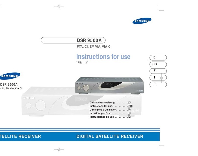 Samsung DSB-9500AV User manual