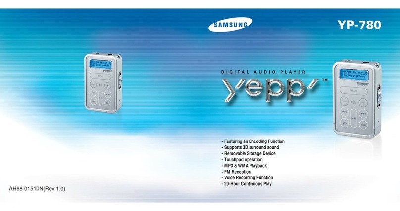 Samsung YP-780H User manual