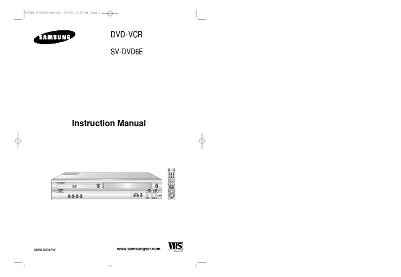 Samsung SV-DVD6E User manual