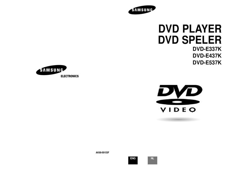 Samsung DVD-E537K User manual