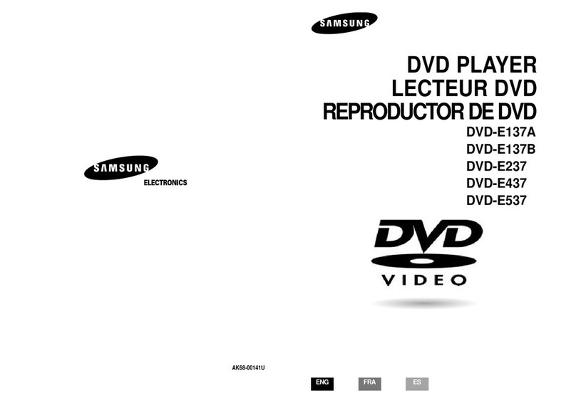 Samsung DVD-E137A manual