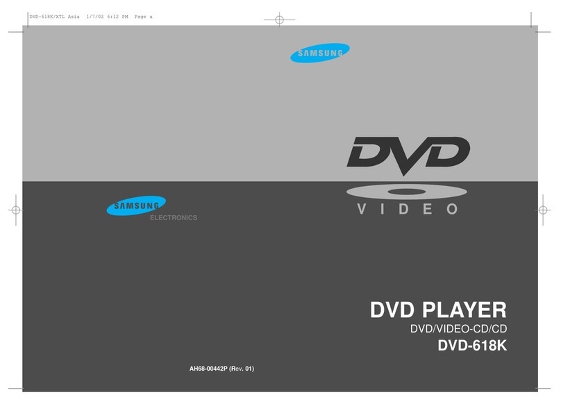 Samsung DVD-618KA/XSS User manual