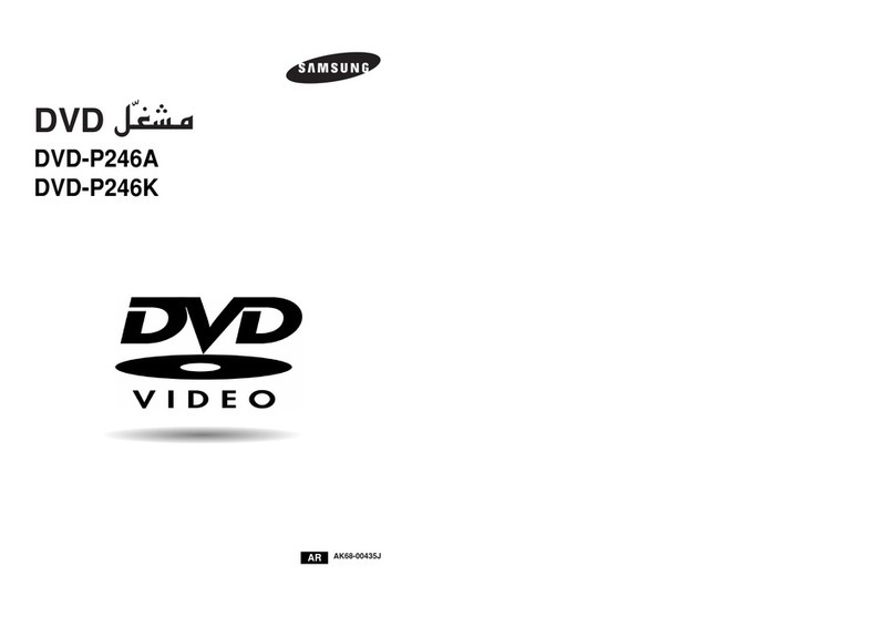 Samsung DVD-P246A User manual