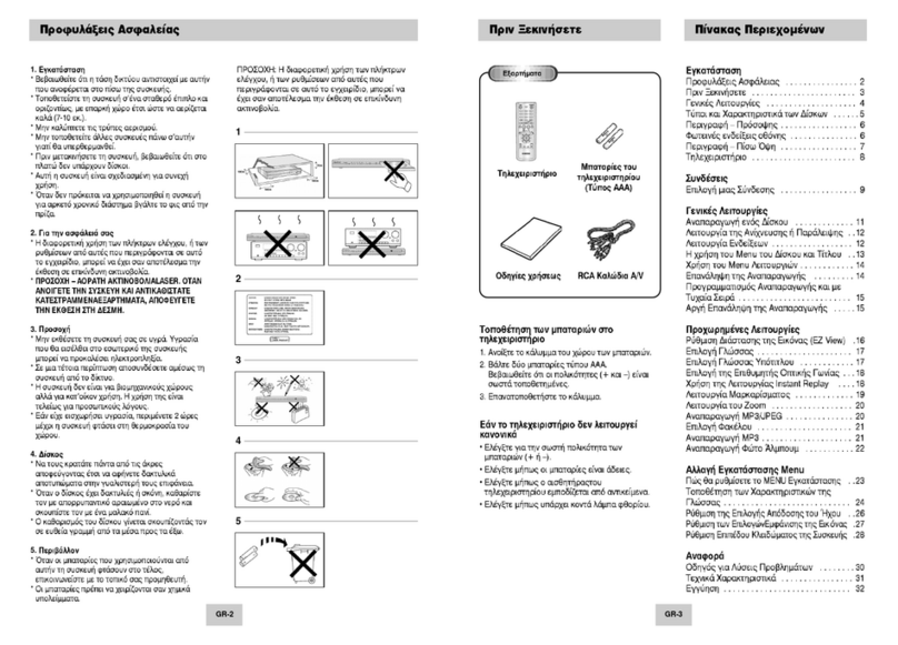 Samsung DVD-P145 User manual