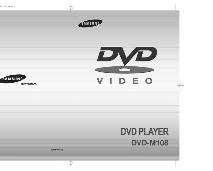 Samsung DVD-M108/XTL manual