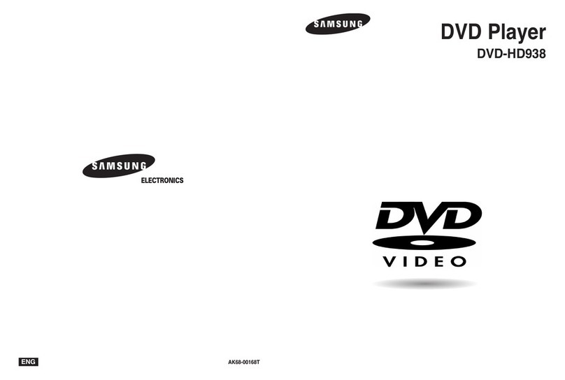 Samsung DVD-HD938 User manual