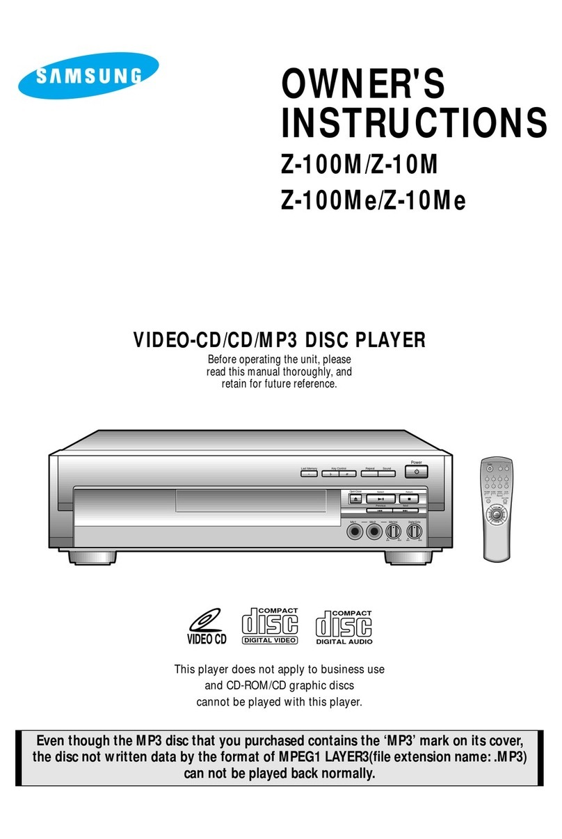 Samsung Z-100MS Owner's instructions