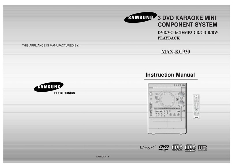 Samsung MAX-KC930Q/XFO User manual