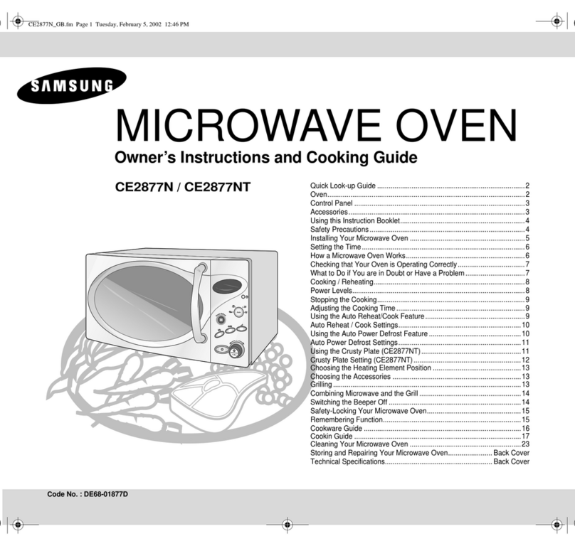 Samsung CE2877N Owner's instructions