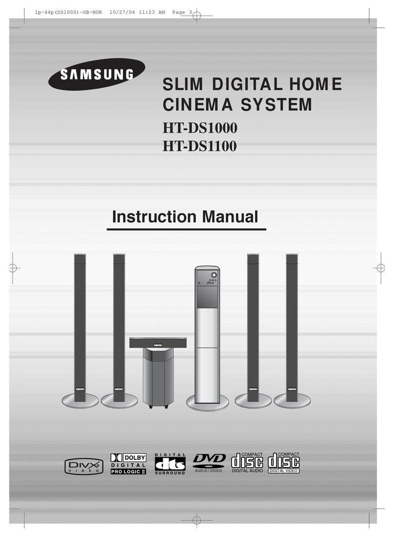 Samsung HT-DS1100T User manual