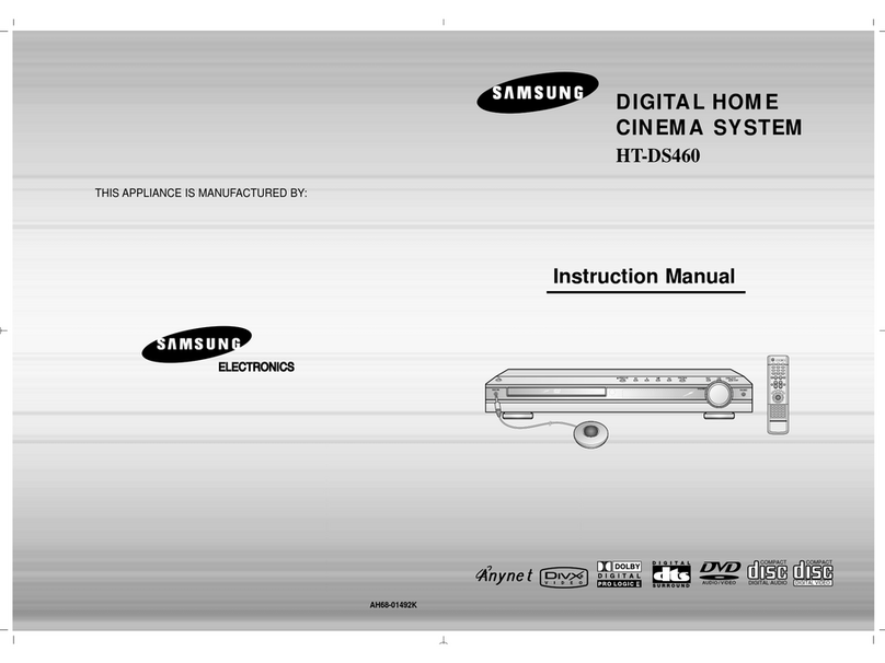 Samsung HT-DS460 instruction manual