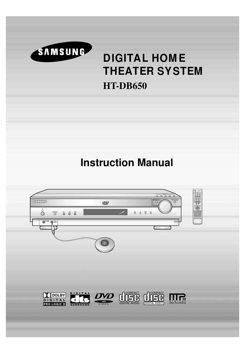 Samsung HT-DB650 instruction manual