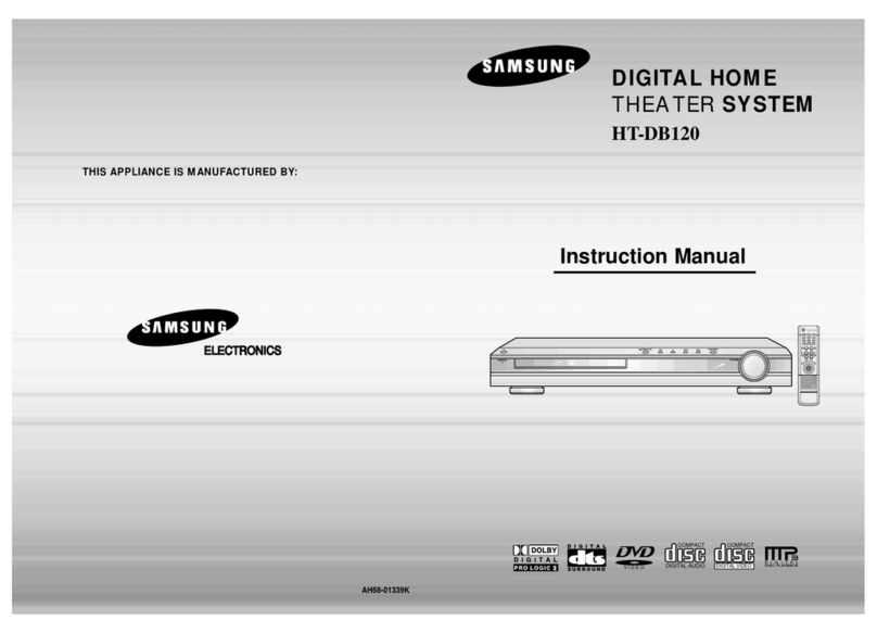 Samsung HT-DB120N User manual