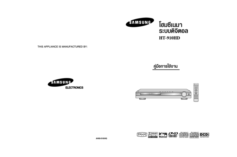 Samsung HT-910HDT manual