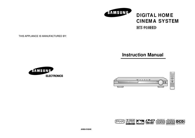 Samsung HT-910HD instruction manual