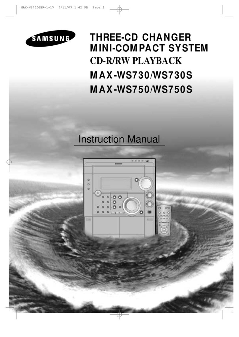 Samsung MAX-WS750 User manual