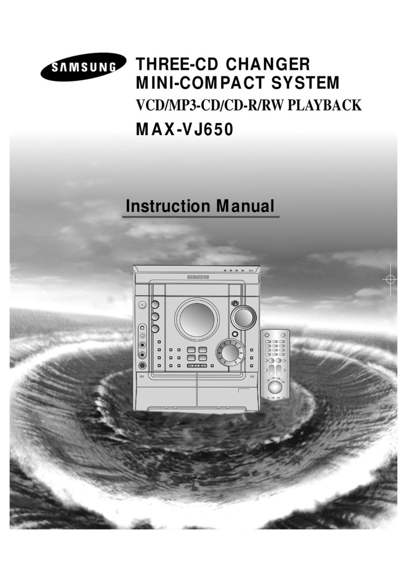 Samsung MAX-VJ650 User manual