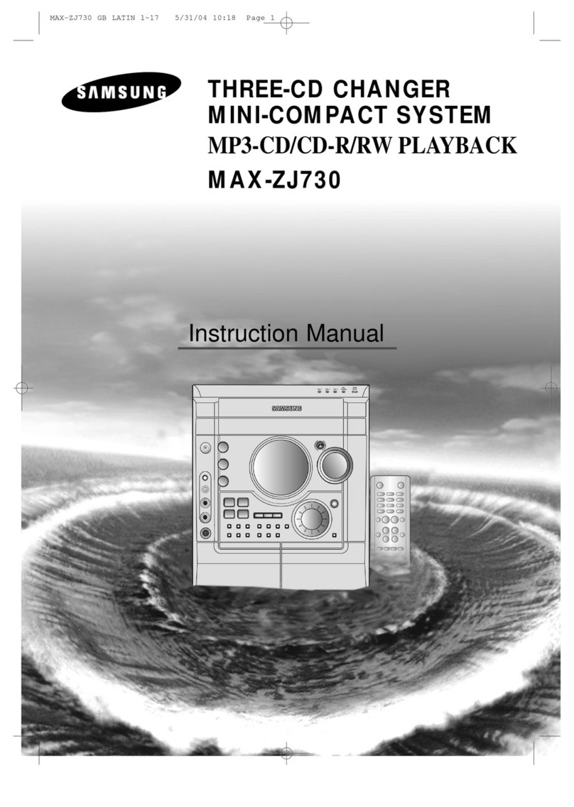 Samsung MAX-VJ730 instruction manual
