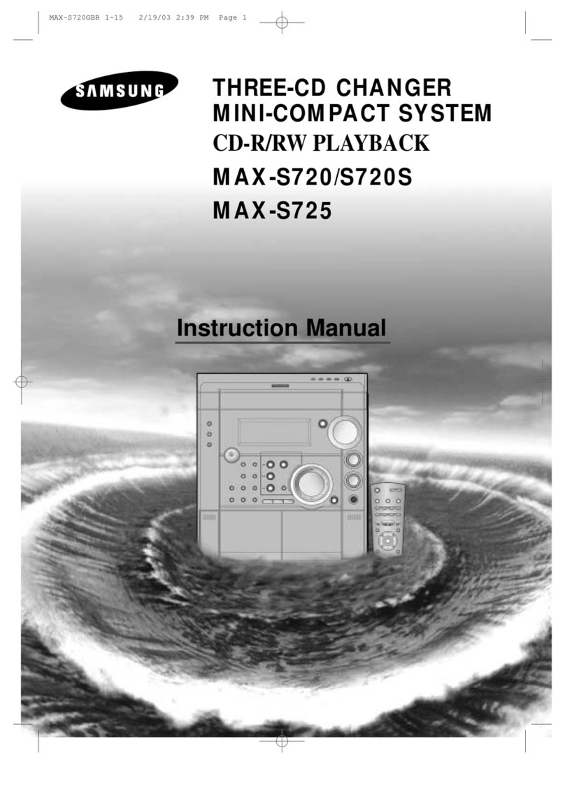 Samsung MAX-S725 instruction manual