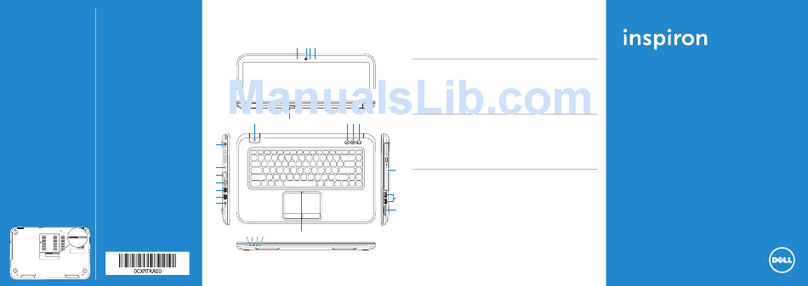Dell Inspiron 15z quick start guide