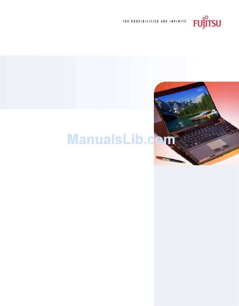 Fujitsu P8010 - LifeBook - Core 2 Duo 1.2 GHz User manual