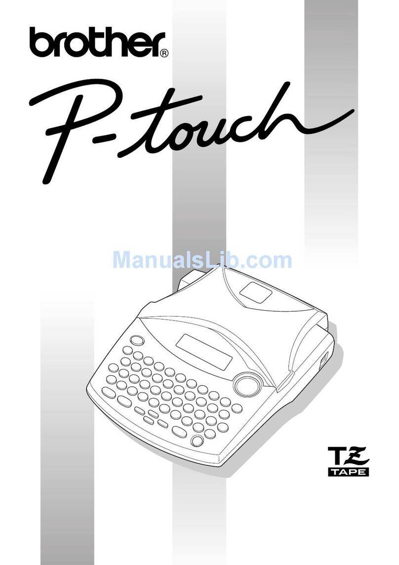Brother PT 1900 - P-Touch Electronic Labeling System Mode d'emploi