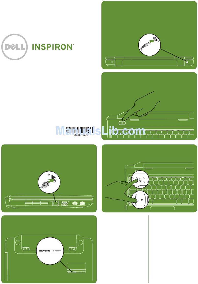 Dell Inspiron M4040 User manual Dell Inspiron M4040 User manual