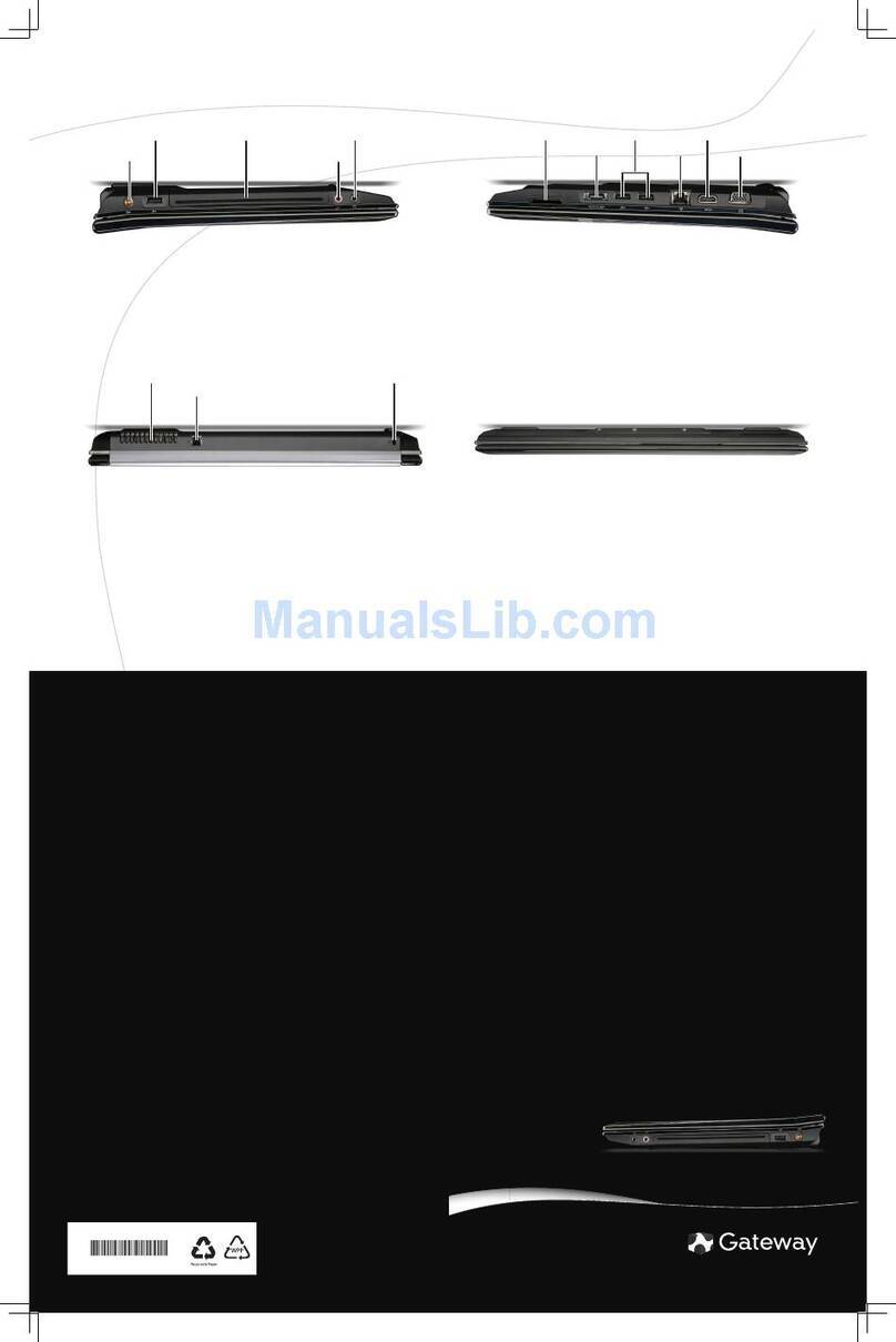 Gateway ID58 User manual Gateway ID58 User manual
