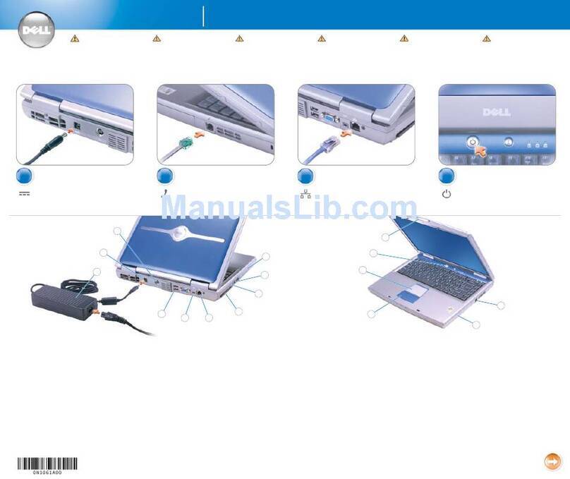 Dell INSPIRON Inspiron 1100 User manual
