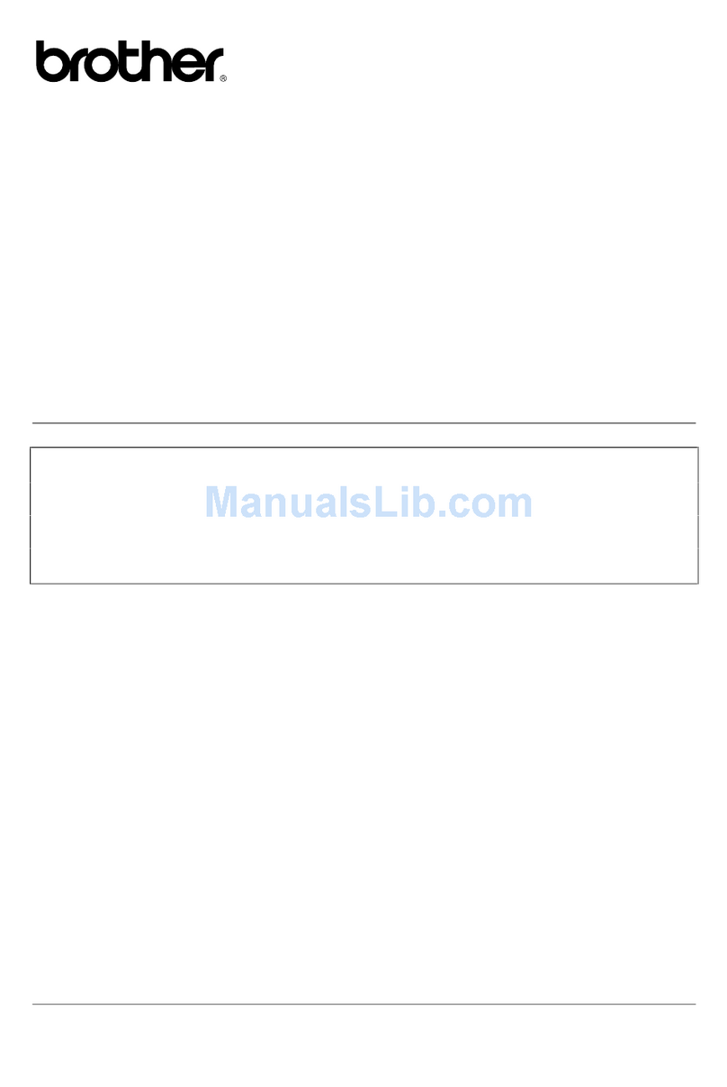 Brother HL 760 - B/W Laser Printer User manual