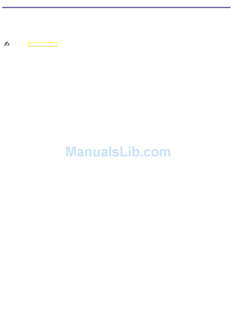 Sony VAIO PCG-V505ACK User manual Sony VAIO PCG-V505ACK User manual
