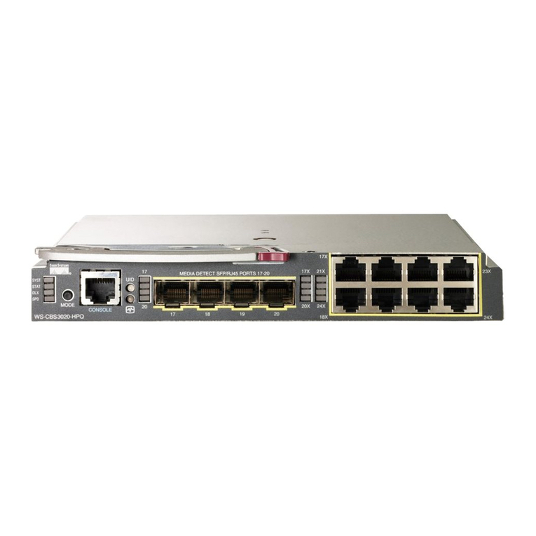 HP 3020 - Cisco Catalyst Blade Switch User manual
