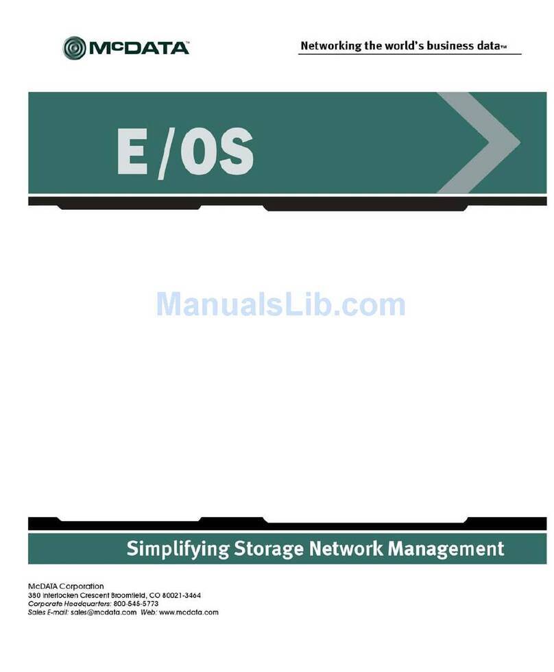 McDATA 316095-B21 - StorageWorks Edge Switch 2/24 user manual