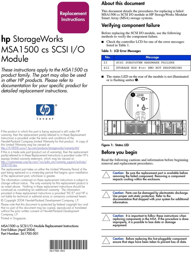 HP AD510A - StorageWorks Modular Smart Array 1500 cs 2U Fibre Channel SAN Attach Controller Shelf Hard... Guide