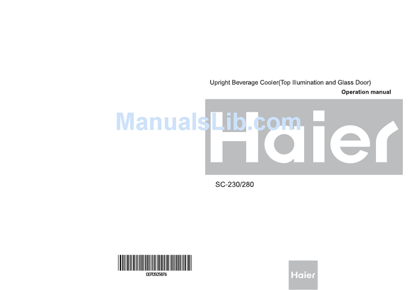 Haier SC-280 User manual