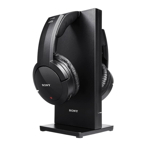 Sony MDR-RF985RK operating instructions