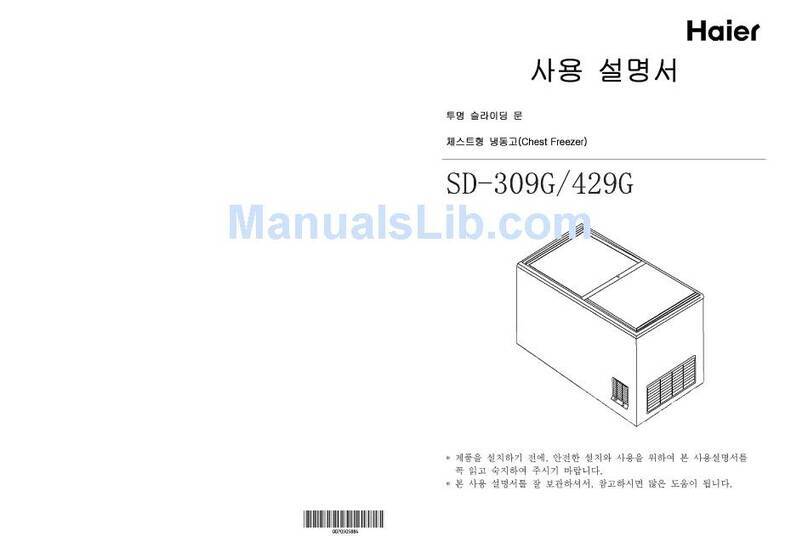 Haier SD-309G User manual