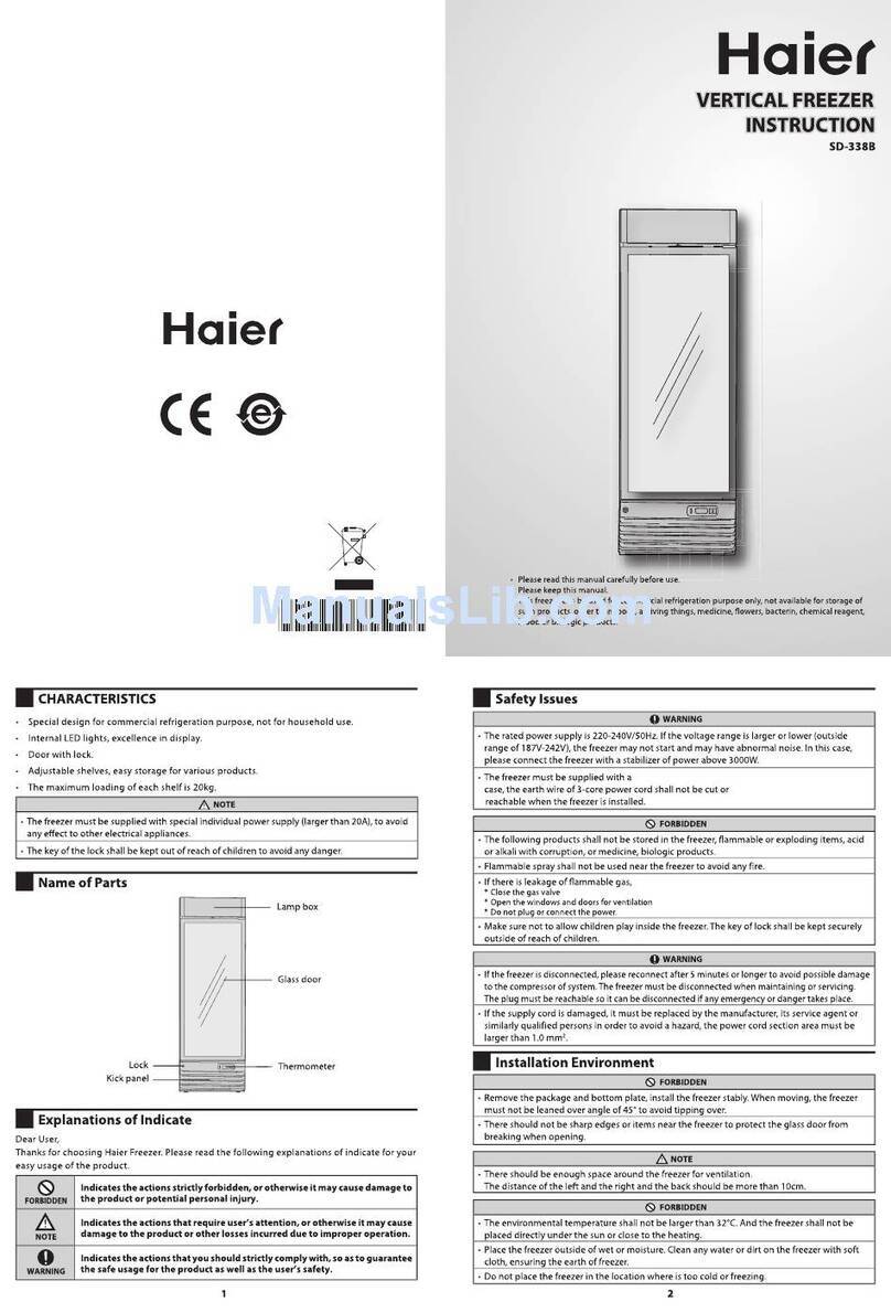 Haier SD-338B User manual Haier SD-338B User manual