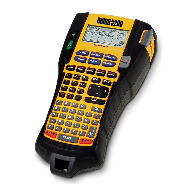 Dymo Rhino 5200 User manual