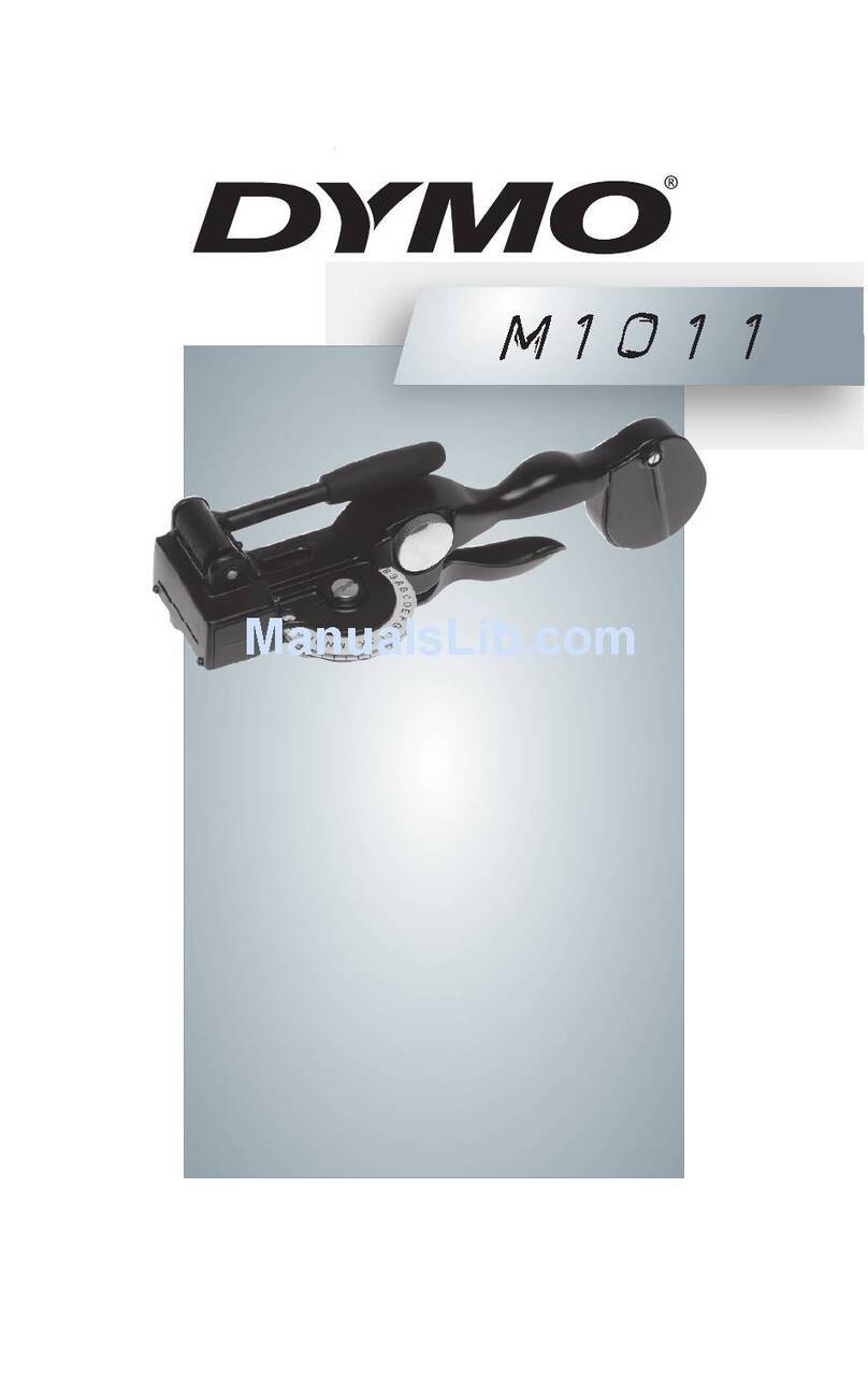 Dymo Rhino 1011 Metal Tape Embosser User manual